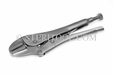 #10015 - 7"(175mm) Stainless Steel Straight Jaw Locking Pliers. locking pliers, straight jaw, stainless steel